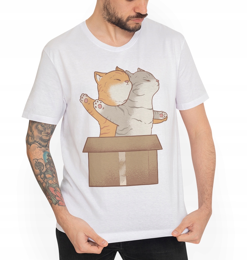

Koty Titanic Koszulka z kotami T-shirt Różne M