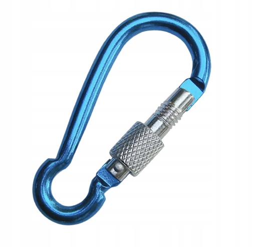 

Karabinek Zakręcany Do Kluczy Z Blokadą 6,5cm