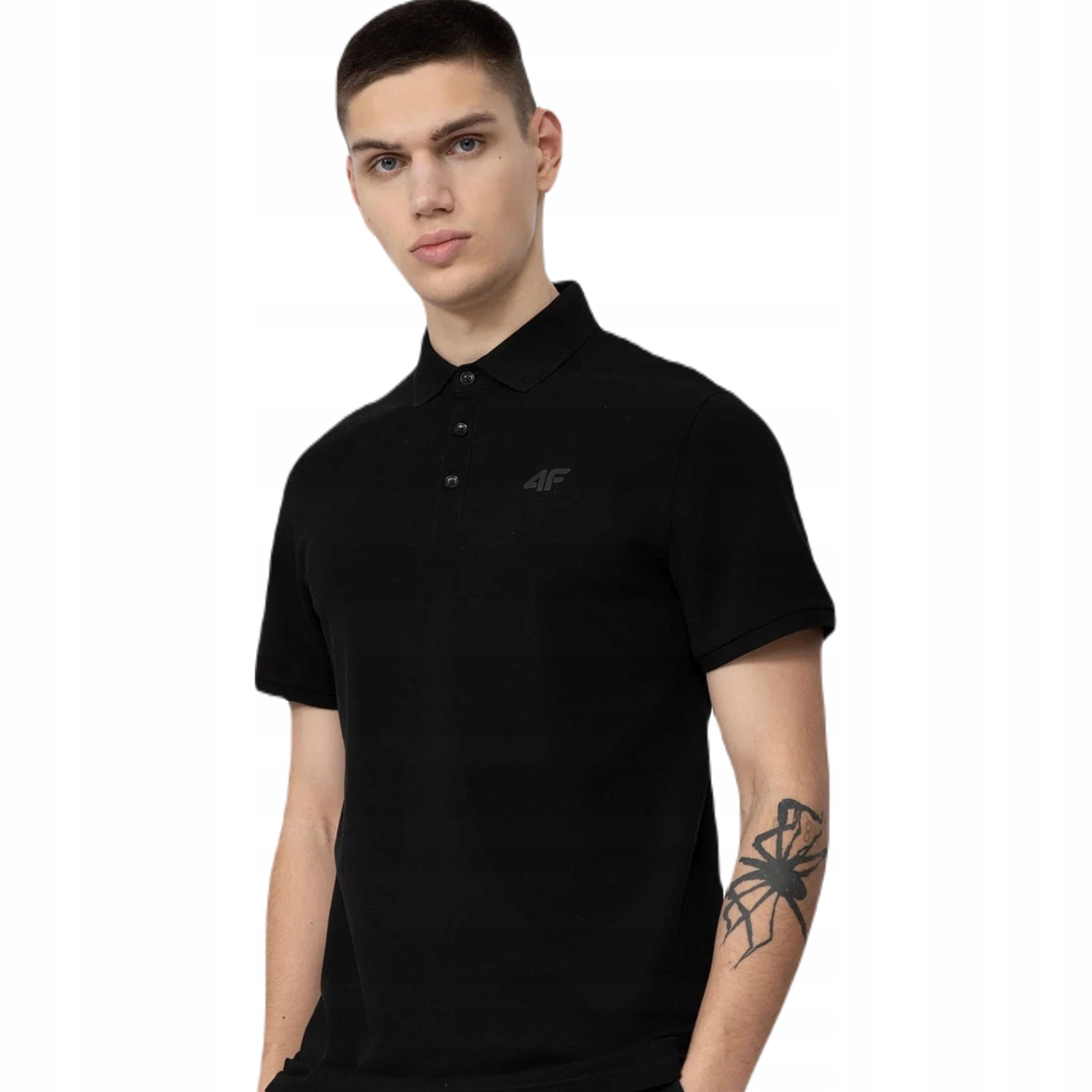 

Męska Polówka Polo Regular 4F Kołnierzyk Guziki M