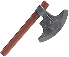 

Lego broń Topór Siekiera perłowy ciemn0szary