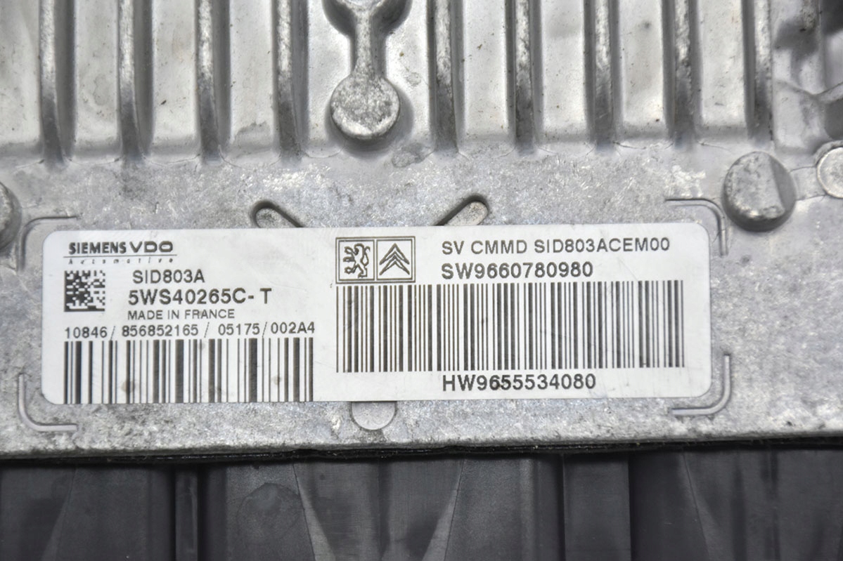 computer control unit CITROEN 9655534080