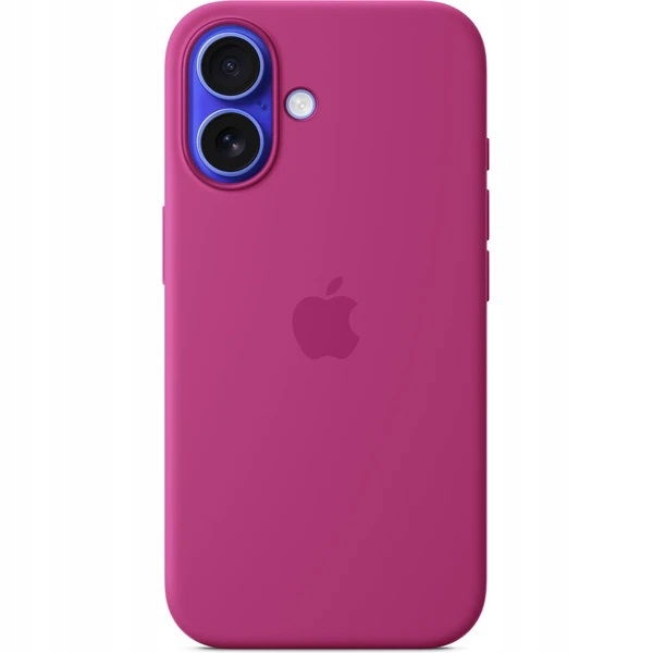 iPhone 16 Silicone Case with Ms Fuchsia