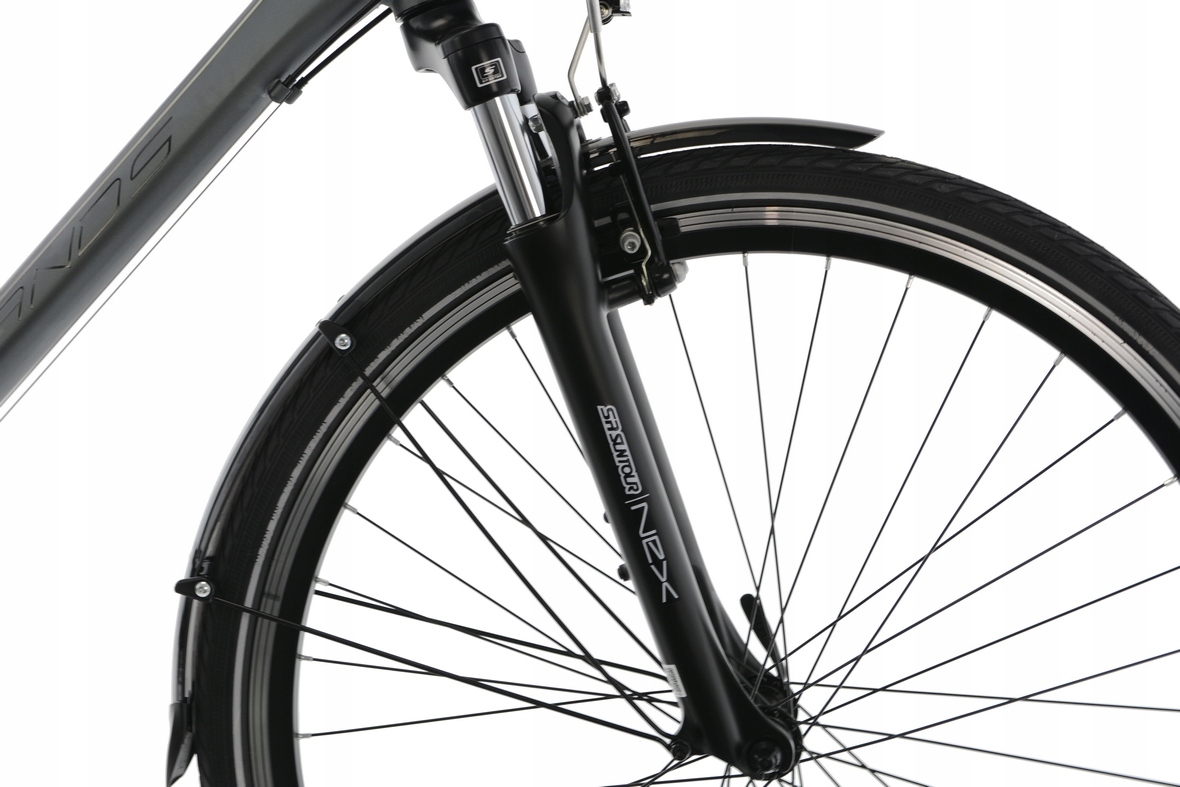 Rower Kands Trekking 28 Alfa City M21 graf-zło r22