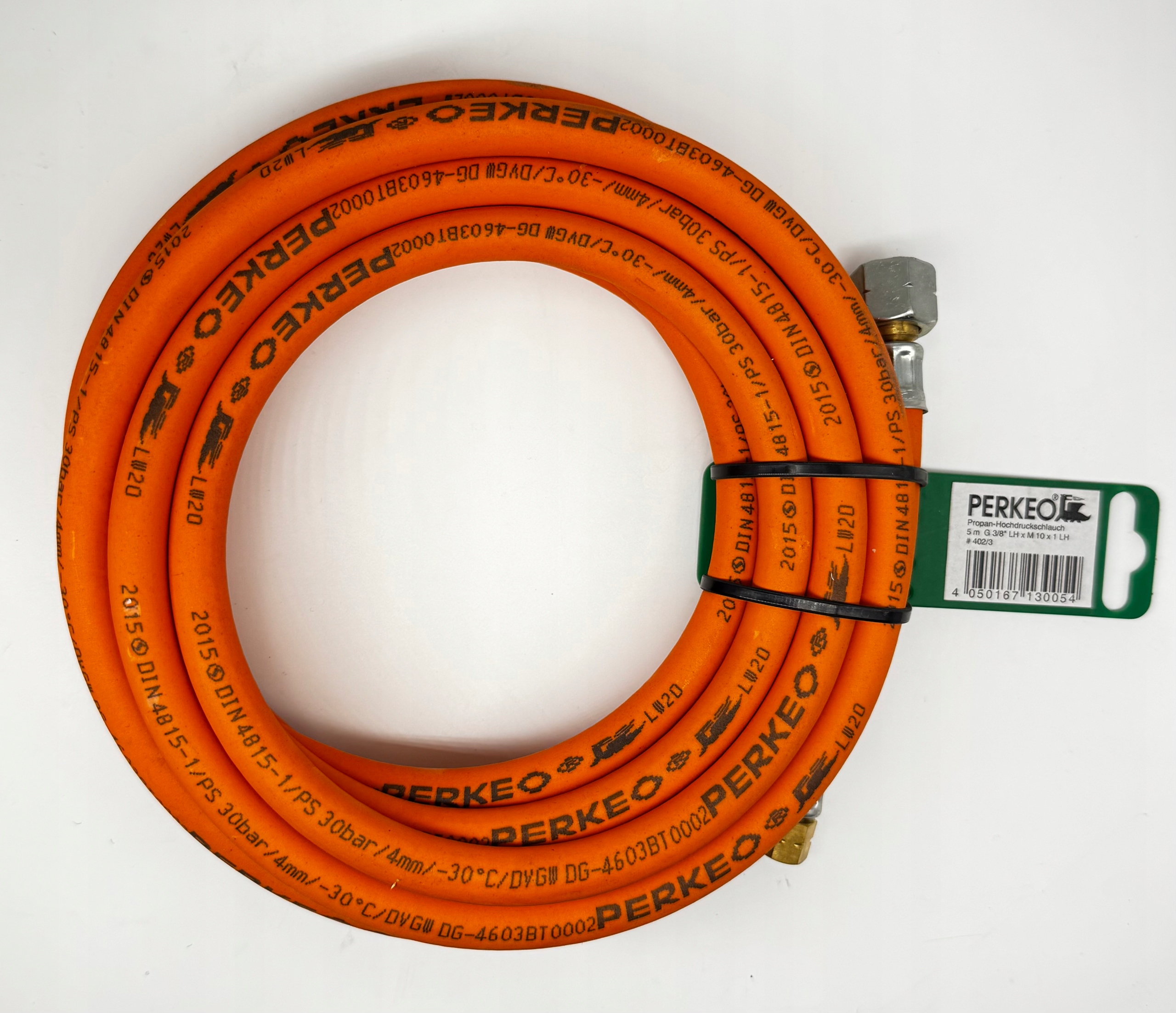 Wąż wysokociśnieniowy 5 mb Perkeo z przyłączami