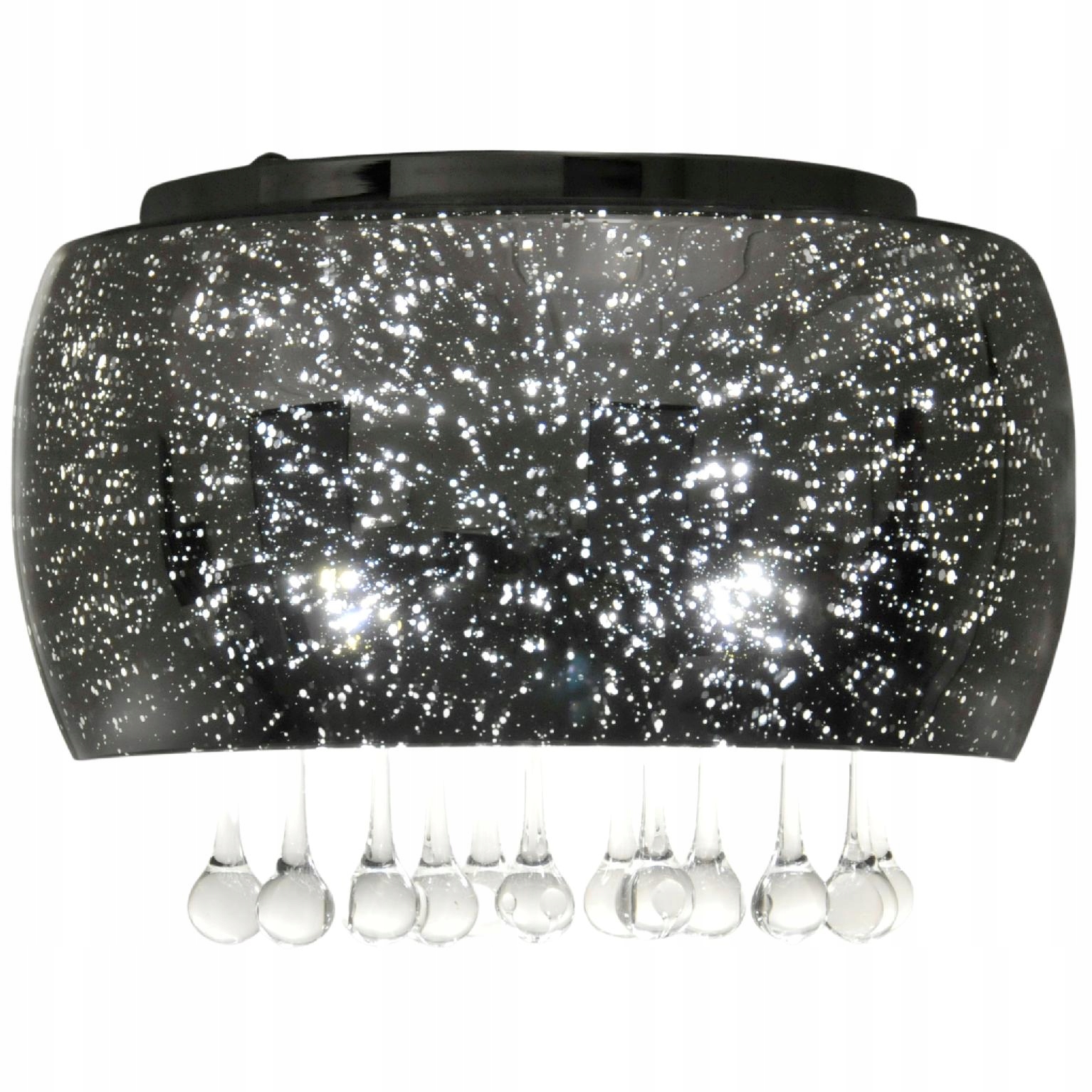 Led nástěnná lampa Skleněná lampa s krystaly Glamour Moderní G9