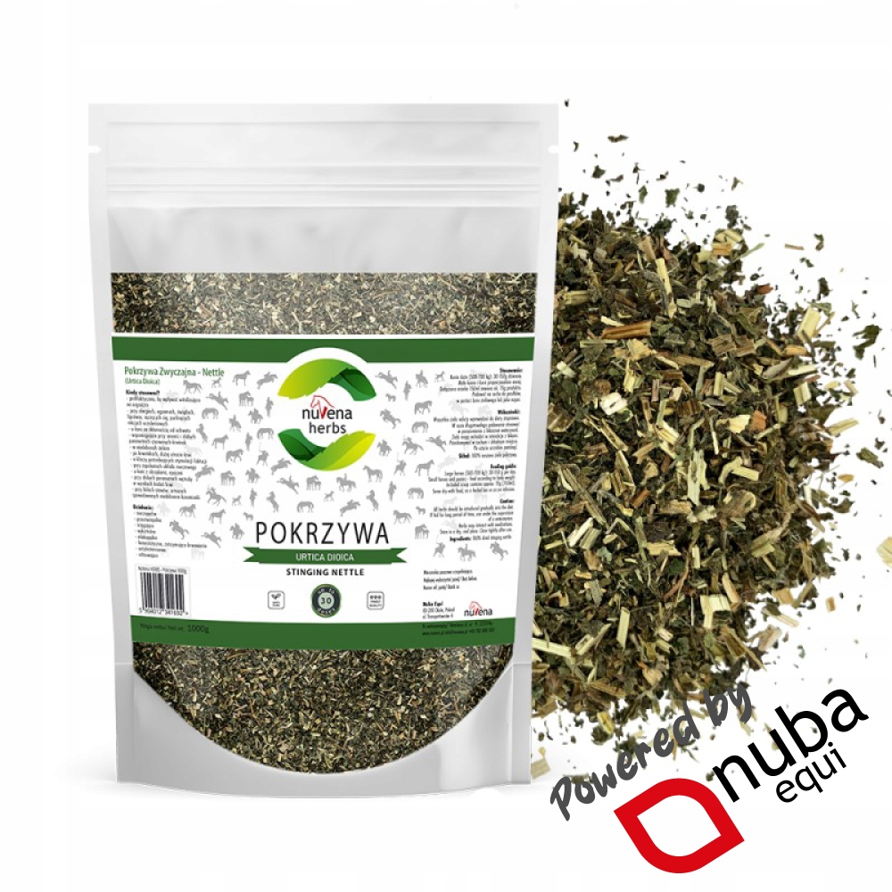 NuVena Herbs Pokrzywa 1000g (1kg) (Nuba Equi)