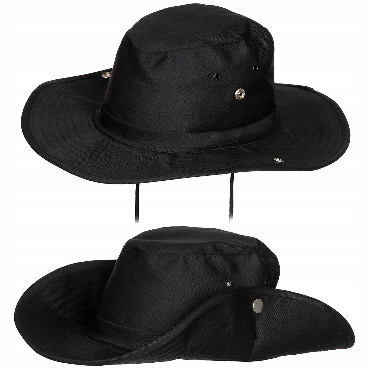 Kapelusz Bush Hat czarny Mfh 55 cm