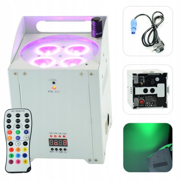 Rgbaw 60W DMX AFX аккумуляторная светодиодная подсветка