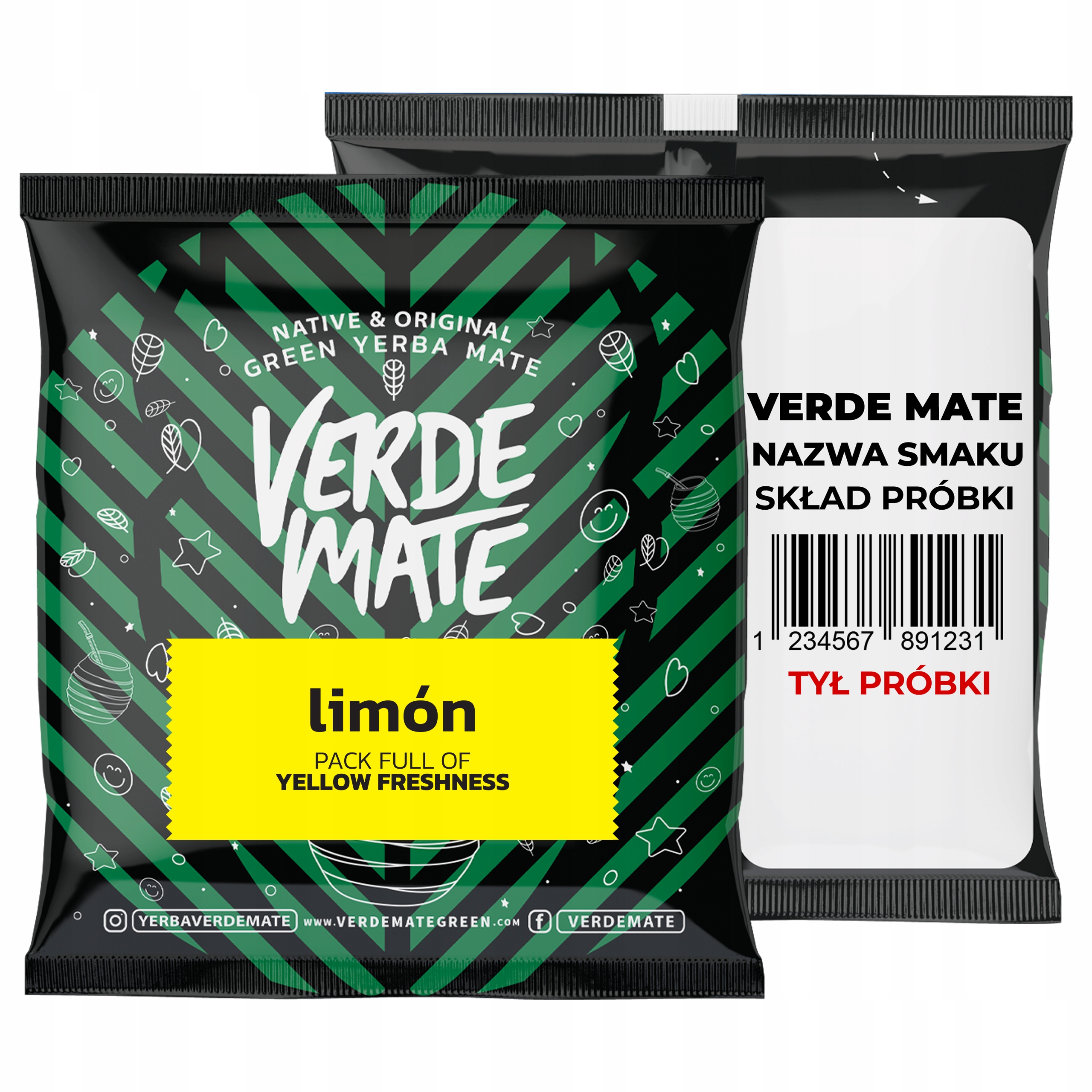 Levně 9 x Verde Mate Limon 50 g
