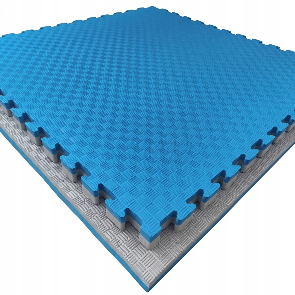 Mata piankowa 4cm 100x100cm puzzle do ćwiczeń sporty walki Judo Mma Aikido