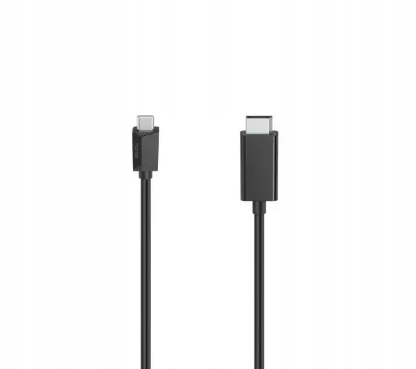 Kabel Hama DisplayPort Usb C 1,5 metru Černý