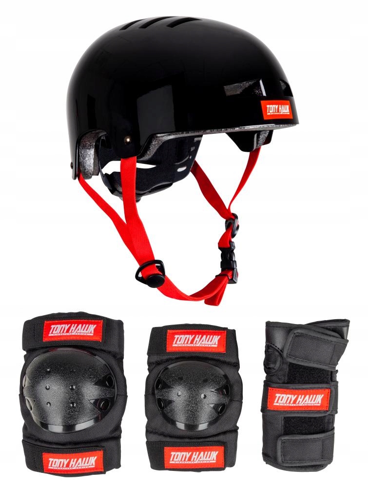 Zestawy ochraniaczy i kask Tony Hawk Junior Set 4-8 lat