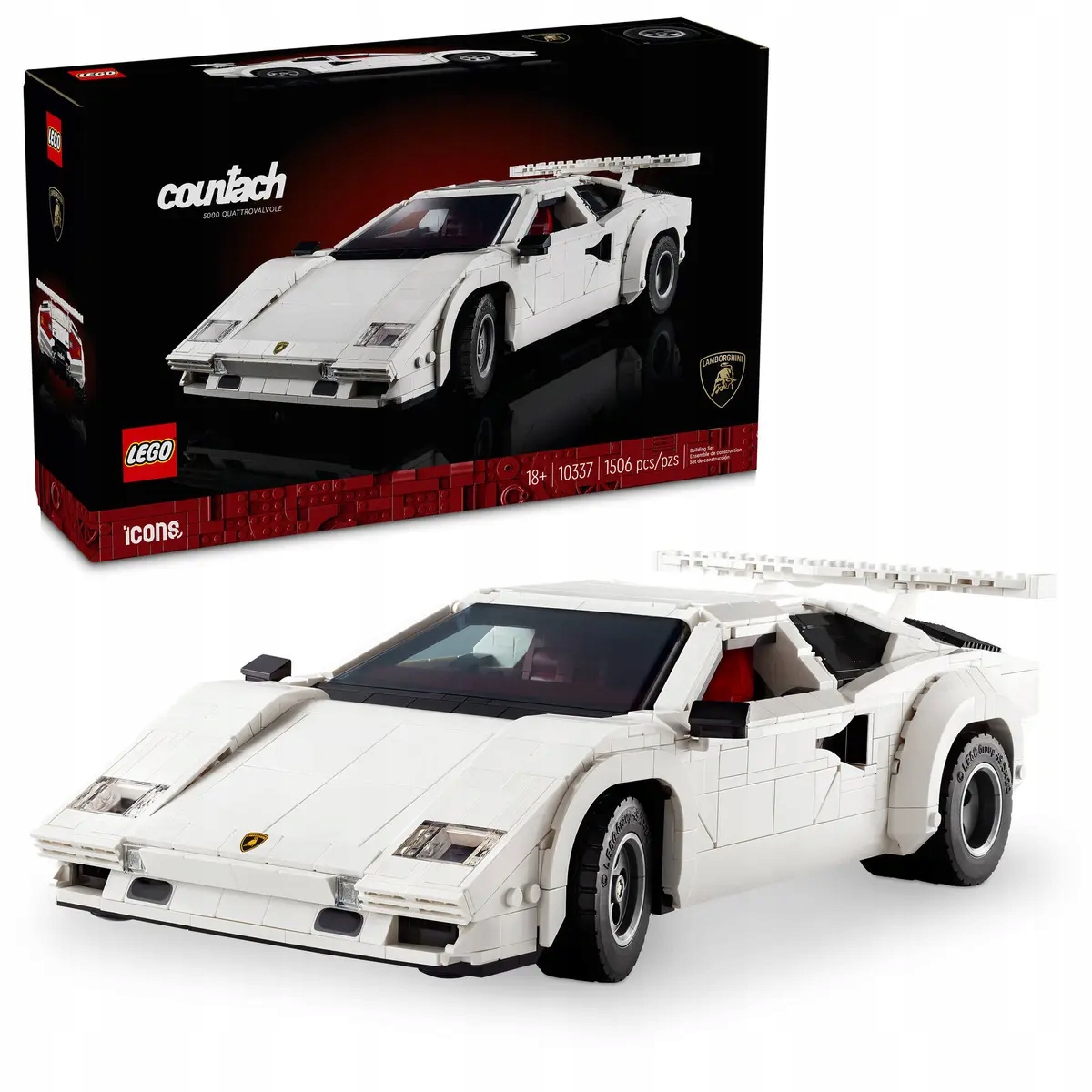 Lego 10337 Icons Lamborghini Countach 5000 Quattrovalvole