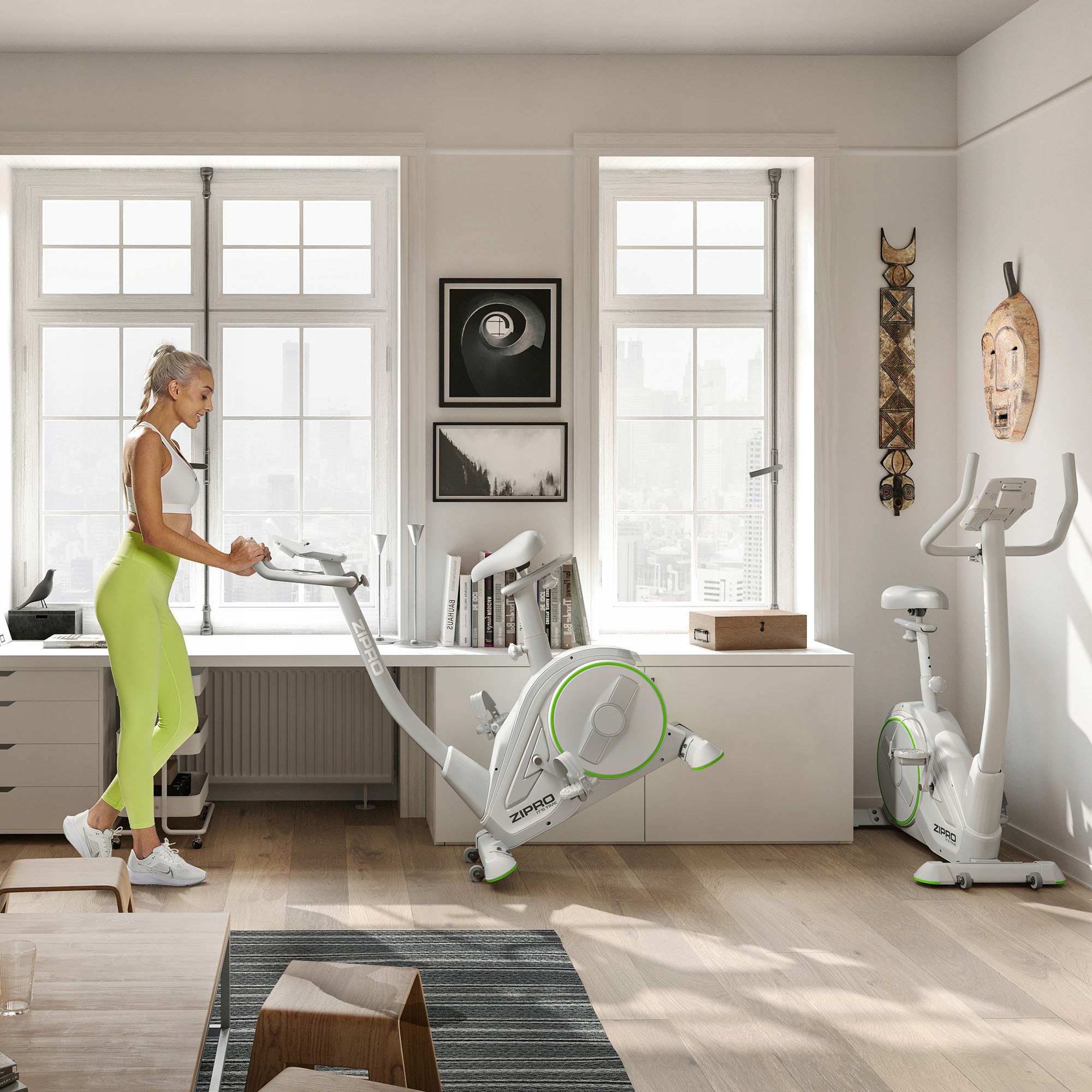 Rower Stacjonarny Rowerek Treningowy do ćwiczeń Kinomap Zwift - Rave Zipro Liczba programów treningowych 21