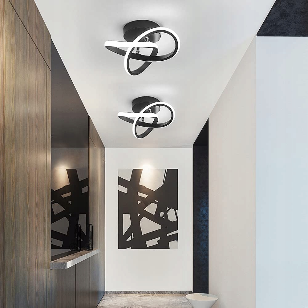 NOWOCZESNA LAMPA SUFITOWA LED PLAFON ŻYRANDOL 3000-6500K 22W Rodzaj plafon