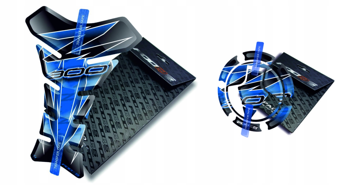 Tank-pad Cap-pad od firmy Fooqs Kawasaki Z300 Z 300 Modrý