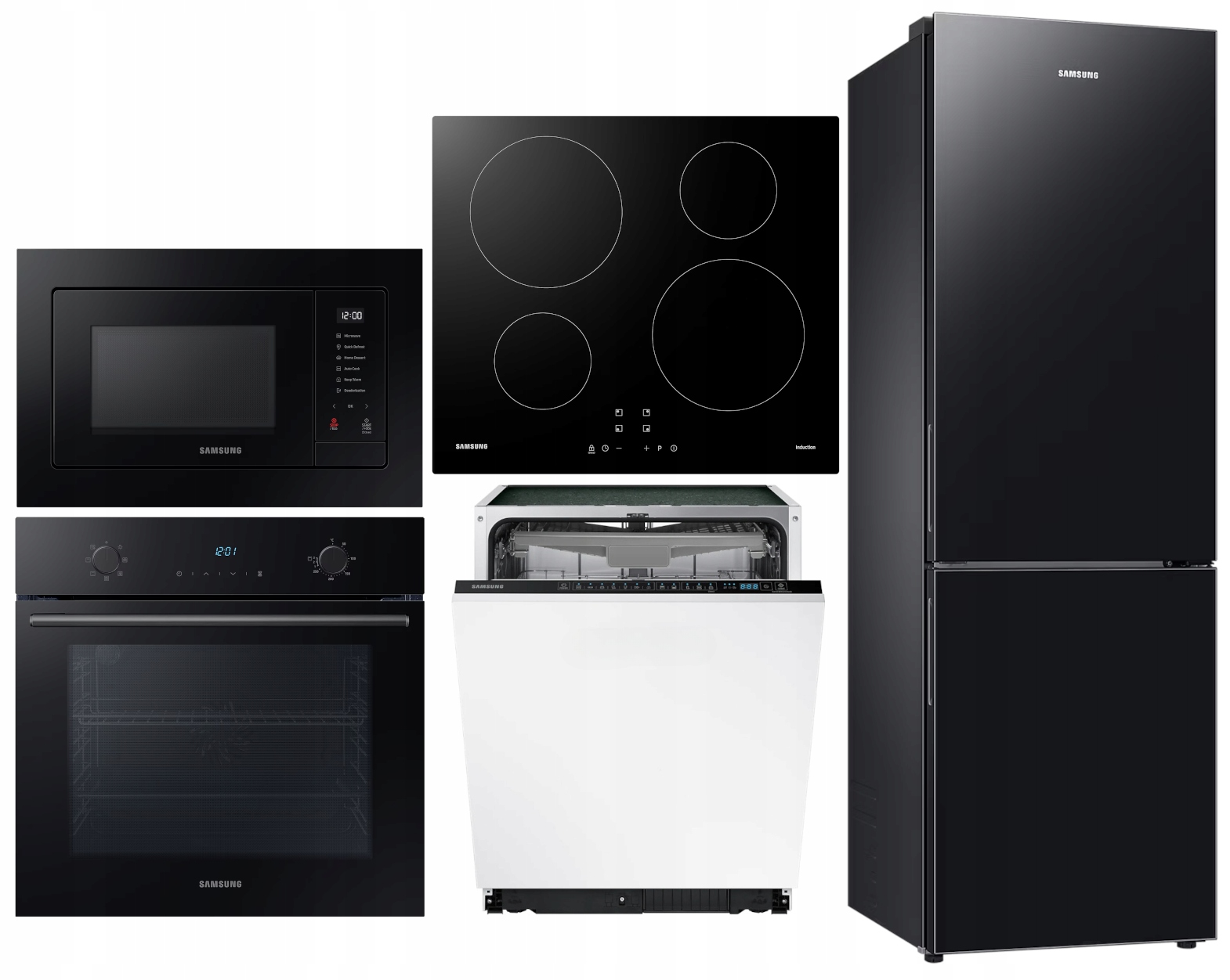 Zestaw do zabudowy Samsung z lodówką z dystrybutorem wody