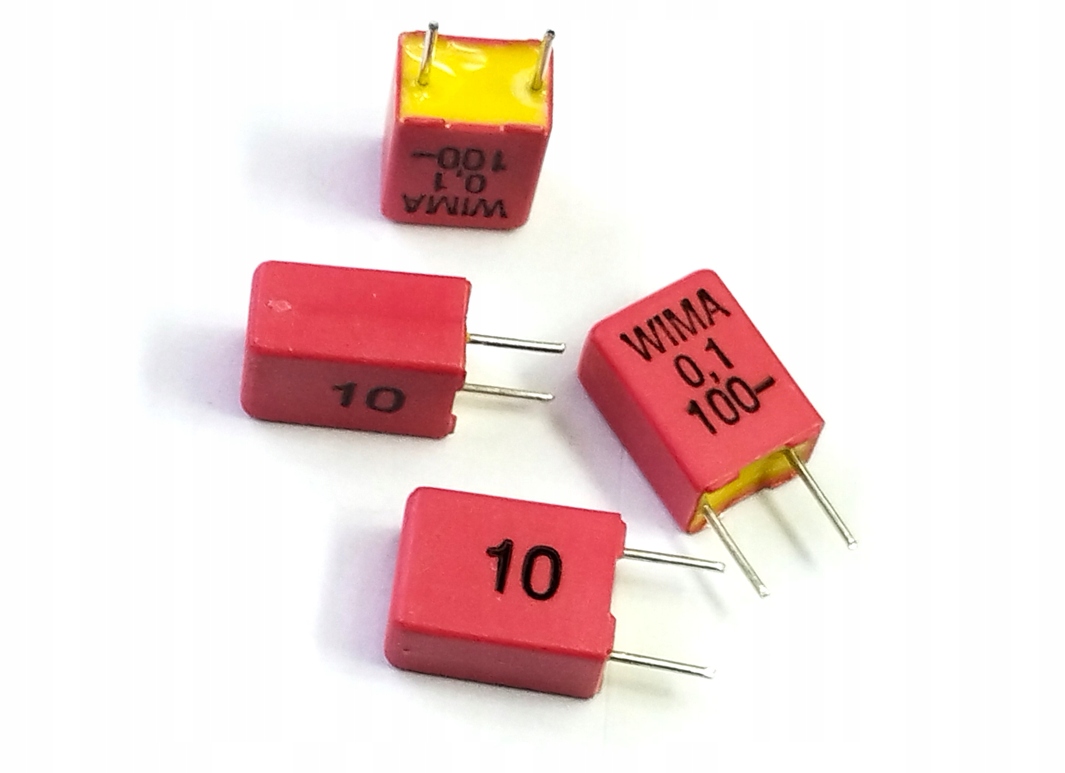 [4szt] Wima 100nF 100V 10% kondensator polipropylenowy MKP2 raster 5mm