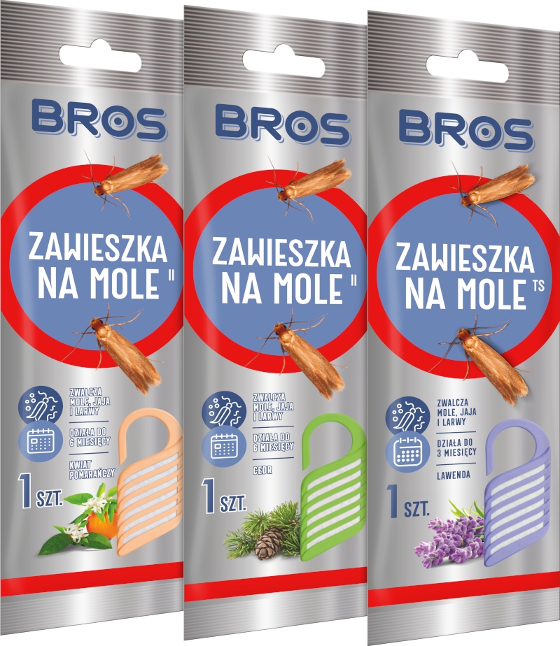 

3x Zawieszka Na Mole molom Ubraniowe Bros