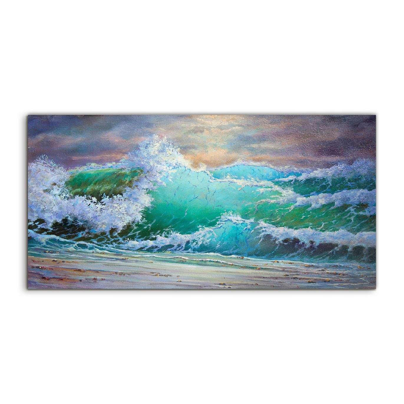 Akrylový fotoobraz 100x50 na stenu Búrka Vlny More