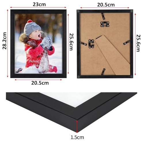 Fotorámečky 20X25 Černé Set 12 Kusů Na Zeď A Stůl k narozeninám