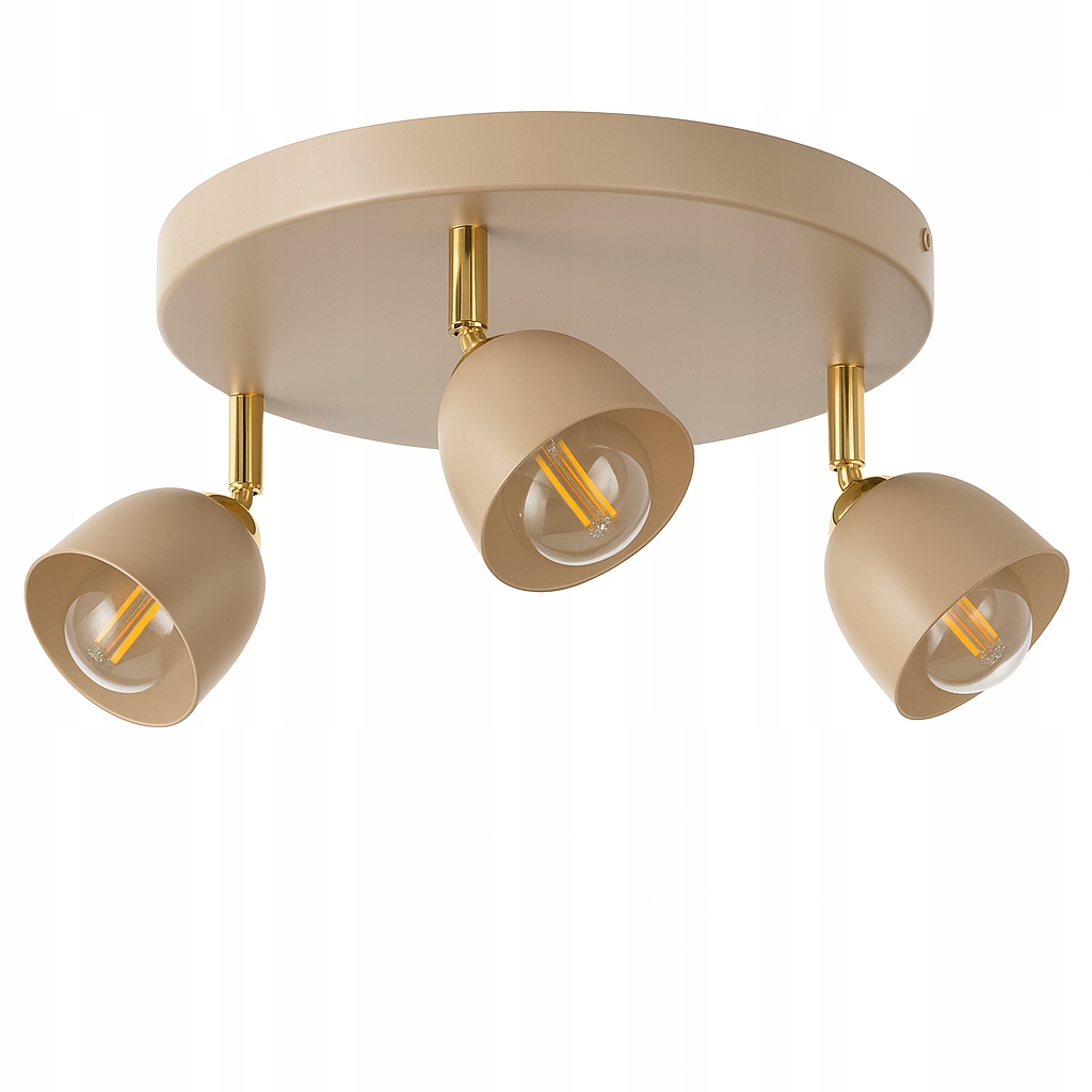 Stropní Svítidlo Nastavitelná Kašmír Zlatá Závěsná Lampa Moderní Agát Led 3xE27