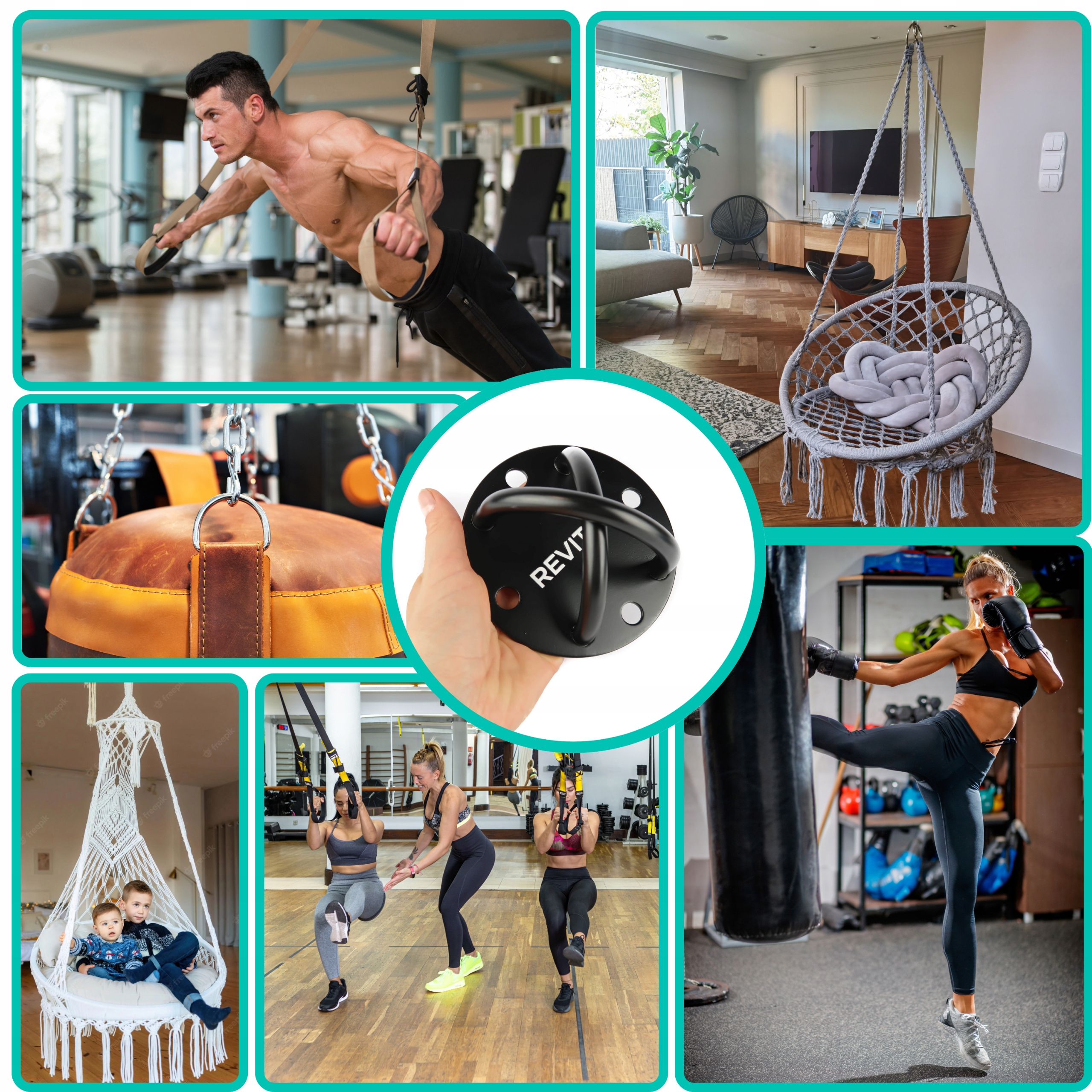 TAŚMY DO ĆWICZEŃ GRAVITY TRAINER Z DEDYKOWANYM MOCOWANIEM SUFITOWYM Rodzaj taśma