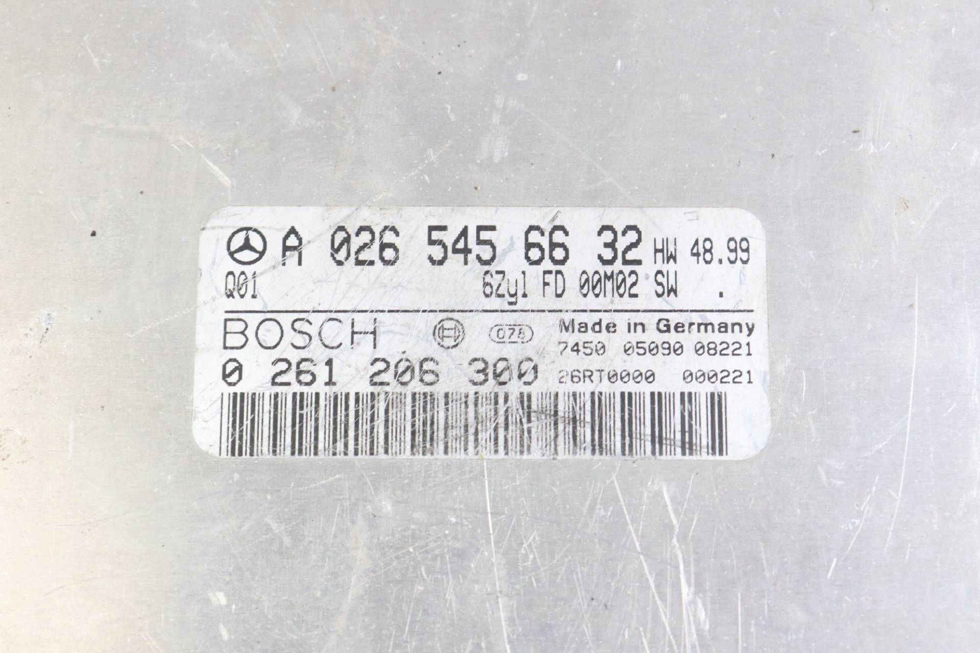 MERCEDES W208 module control unit of the engine 3.2 V6 CDI A0265456632 0261206300
