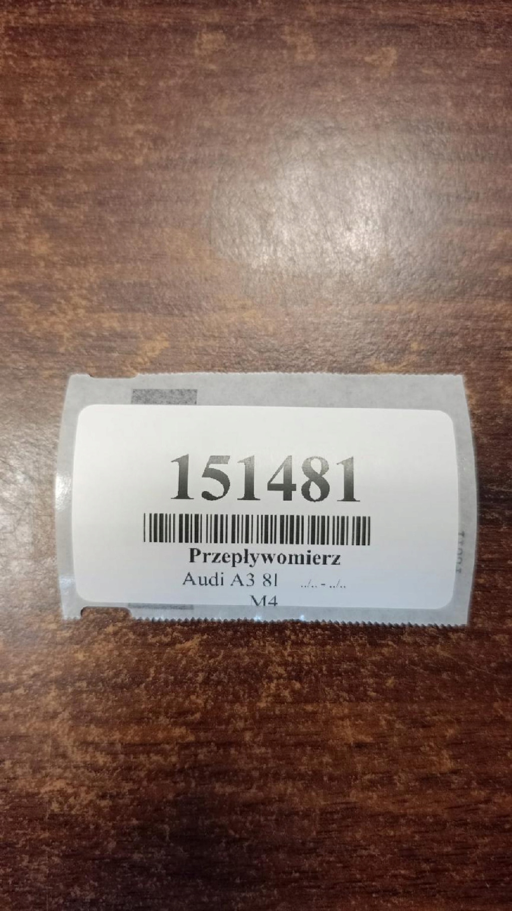 AUDI A3 8L 1.9 TDI flow meter 0280217121