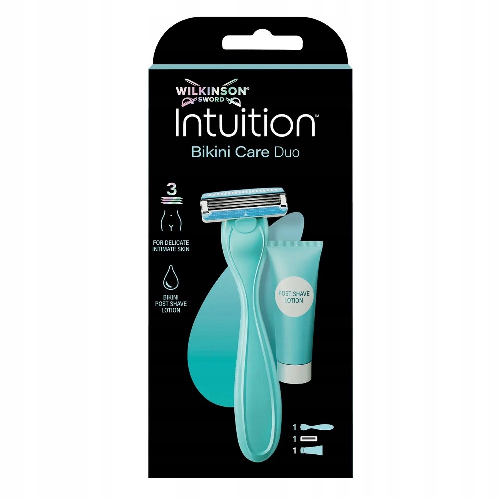 Wilkinson Intuition Bikini Care Duo sada na holení s 3 břity 40 ml