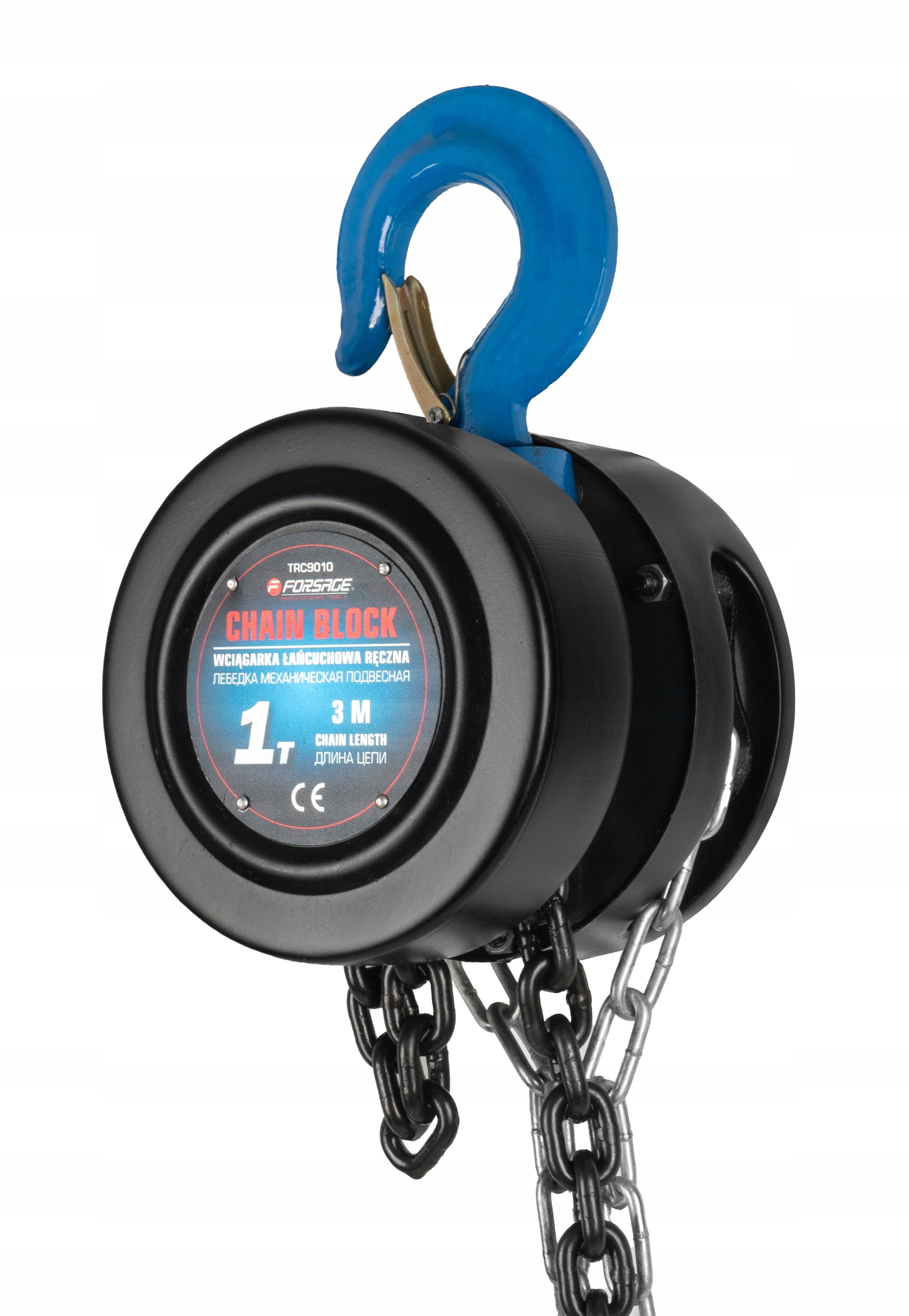 WCIĄGARKA WYCIĄGARKA ŁAŃCUCHOWA RĘCZNA MOCNA 1 TONA ŁAŃCUCH 3M Kod producenta F-TRC9010