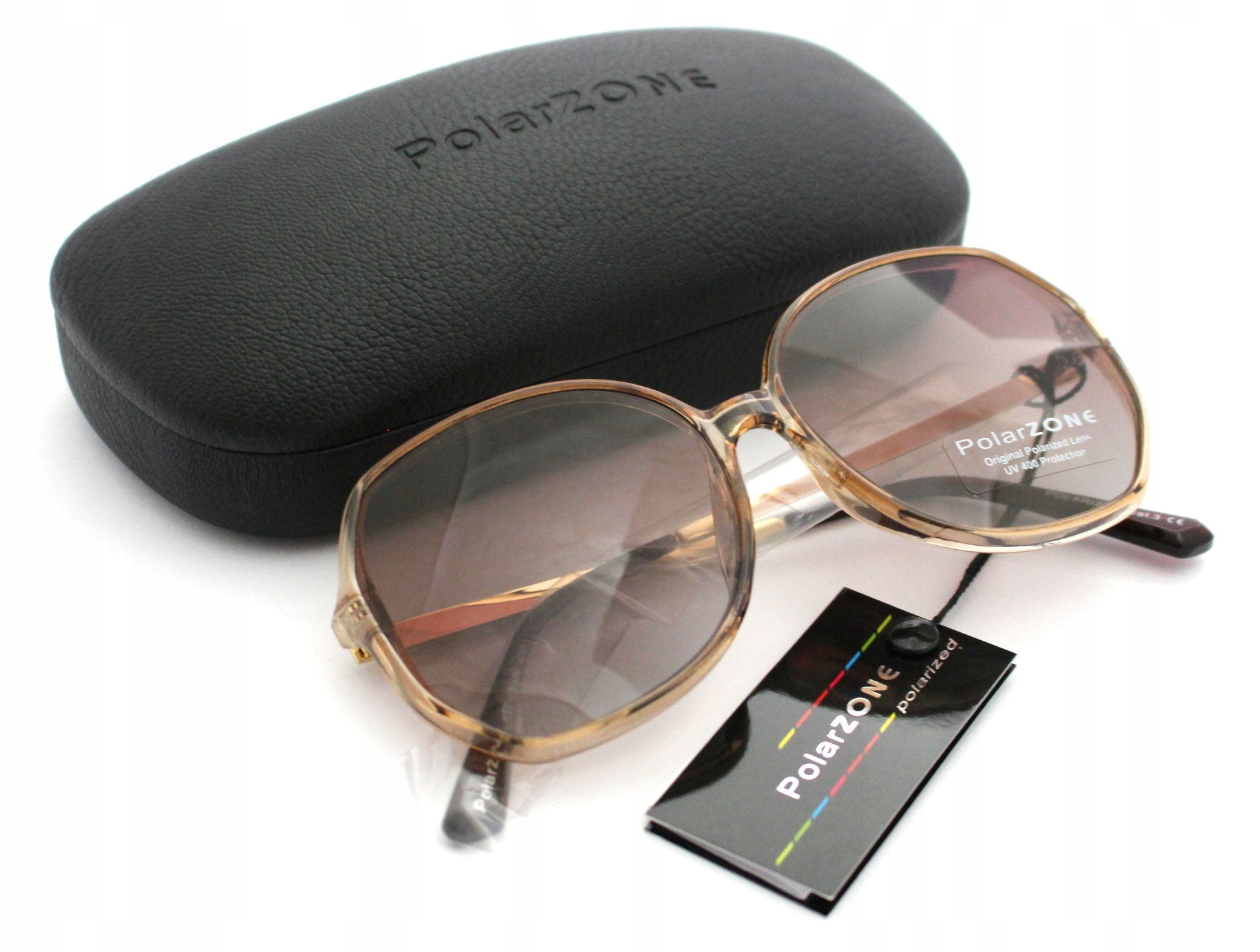 OKULARY PRZECIWSŁONECZNE DAMSKIE PolarZONE Z ETUI Kolor wielokolorowy