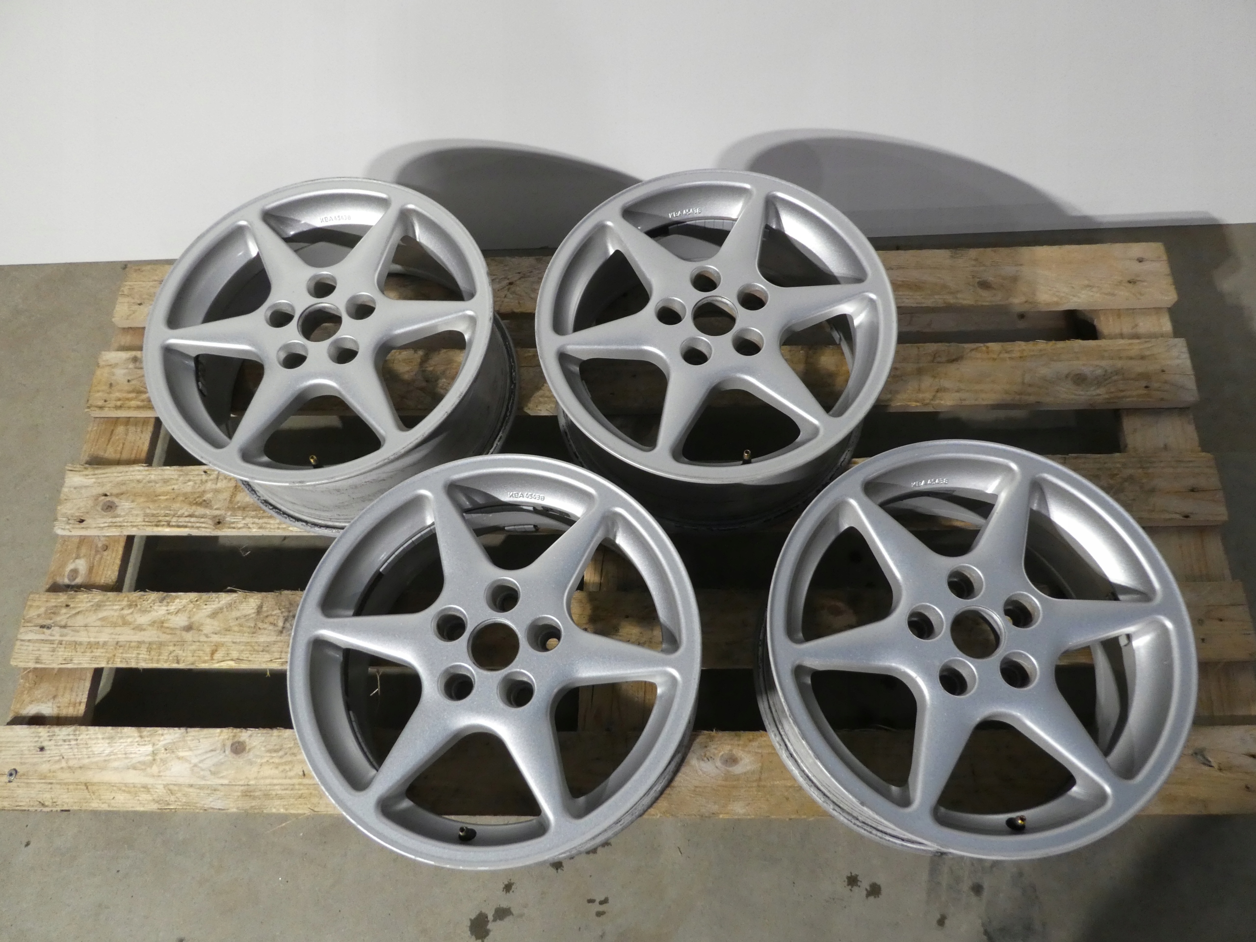 4X discs aluminium disc VW KBA 45438 5X112