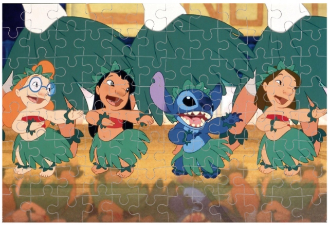 

Puzzle Lilo I Stich Napis 96/35/30 El +pudełko