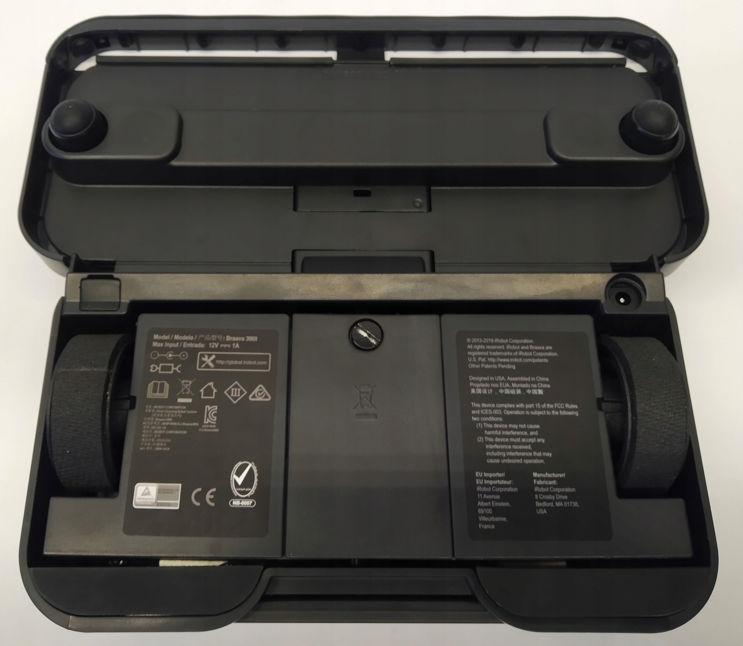 Robot Sprzątający Automatyczny iRobot BRAAVA 390T Biały Mopujący Typ akumulatora niklowo-metalowo-wodorkowy