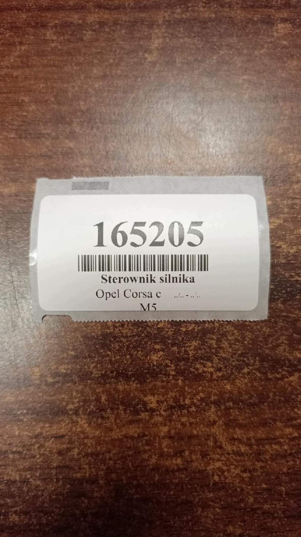 OPEL CORSA C unité de commande électronique uce moteur 09389429