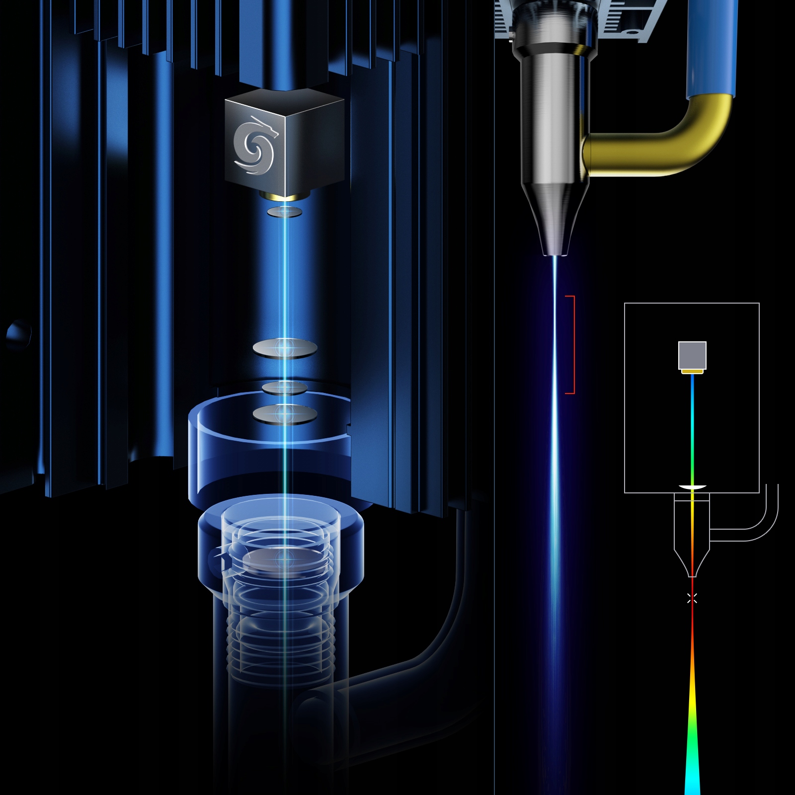 Grawer laserowy z Dysza + air pump SCULPFUN S30 Rodzaj inny