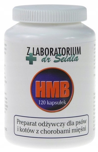 Dr Seidel Hmb Preparat odżywczy dla psa kota choroby mięśni 120 kapsułek