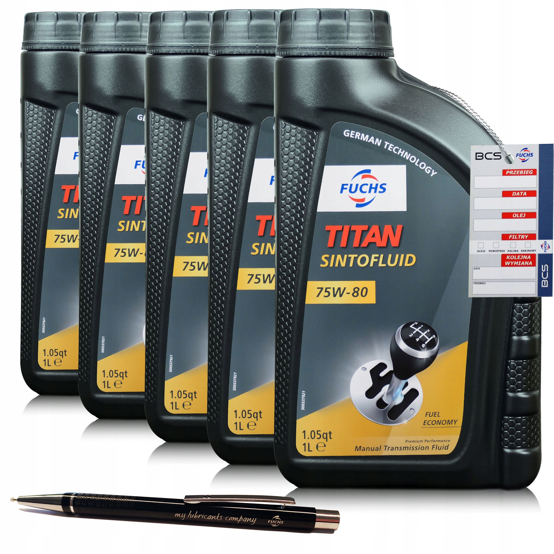 5 LITRÓW FUCHS TITAN SINTOFLUID 75W80 OLEJ PRZEKŁADNIOWY 5L