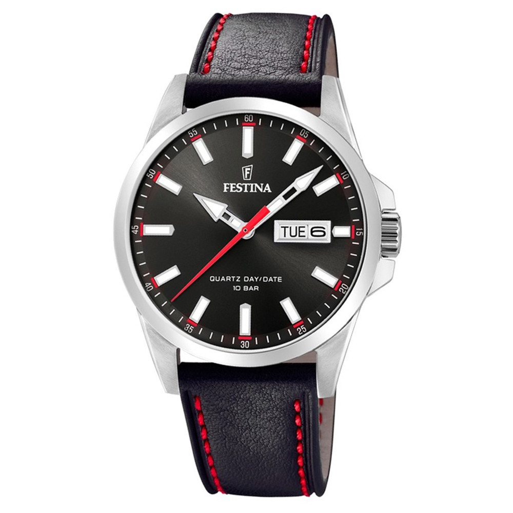 Pánské Hodinky Festina F20358-4 černé pouzdro a řemínek