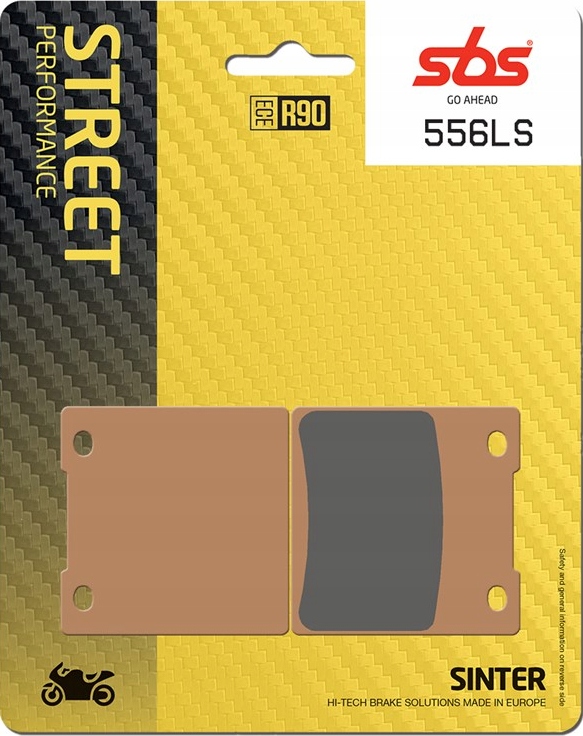 556LS - Гальмівні колодки шинка задній SBS Suzuki GSX 1100 F 93-96