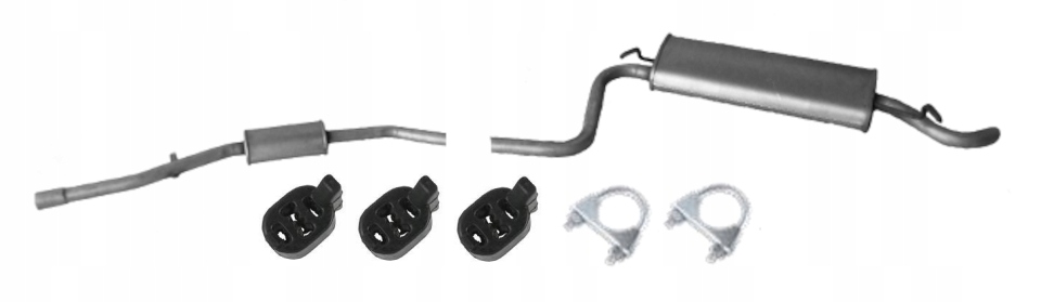 46559847 - Глушник Fiat SEICENTO 1.1 1108 40KW бензин