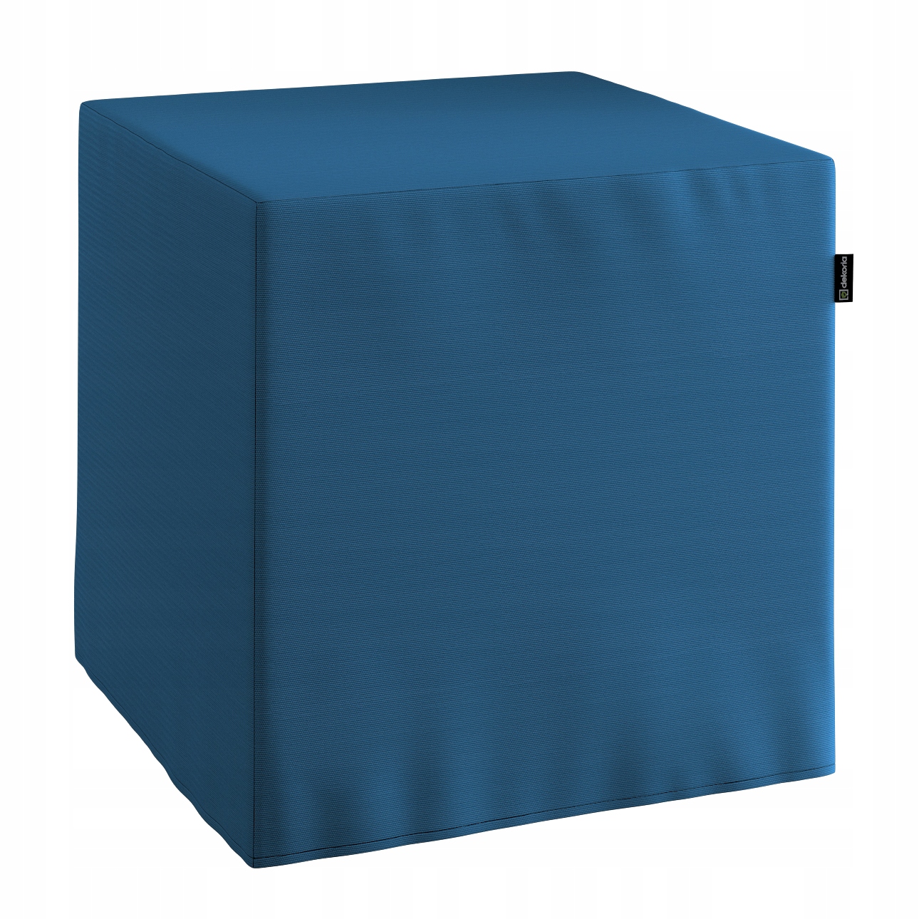 Dekoria Taburet kostka Ocean blue (mořská modrá)