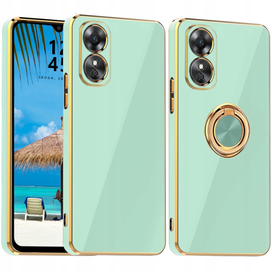 

Etui Ring Glamour Do Oppo A17 Szkło