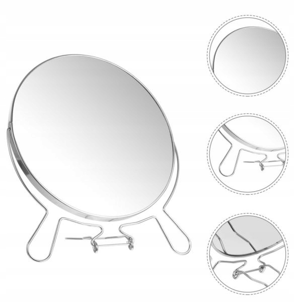 Lusterko Kosmetyczne Dwustronne Stojące 12cm 5'' Marka inna marka