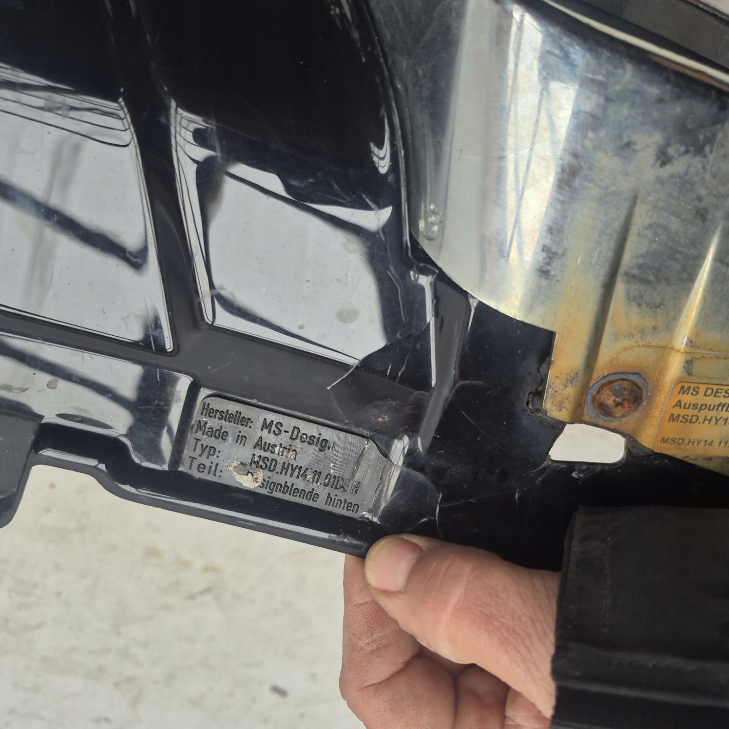 FORD S-MAX II 2 MK2 MS-design 14-19 accessori spoiler posteriore