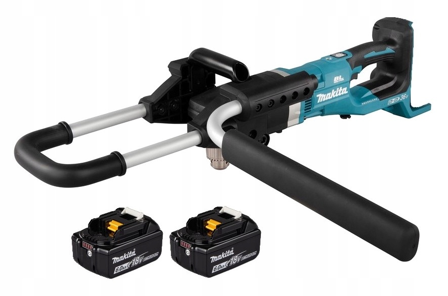 Makita Aku Wiertnica Glebowa 2x18V 36V Lxt 136Nm 2x6Ah BL1860 DDG460ZX7