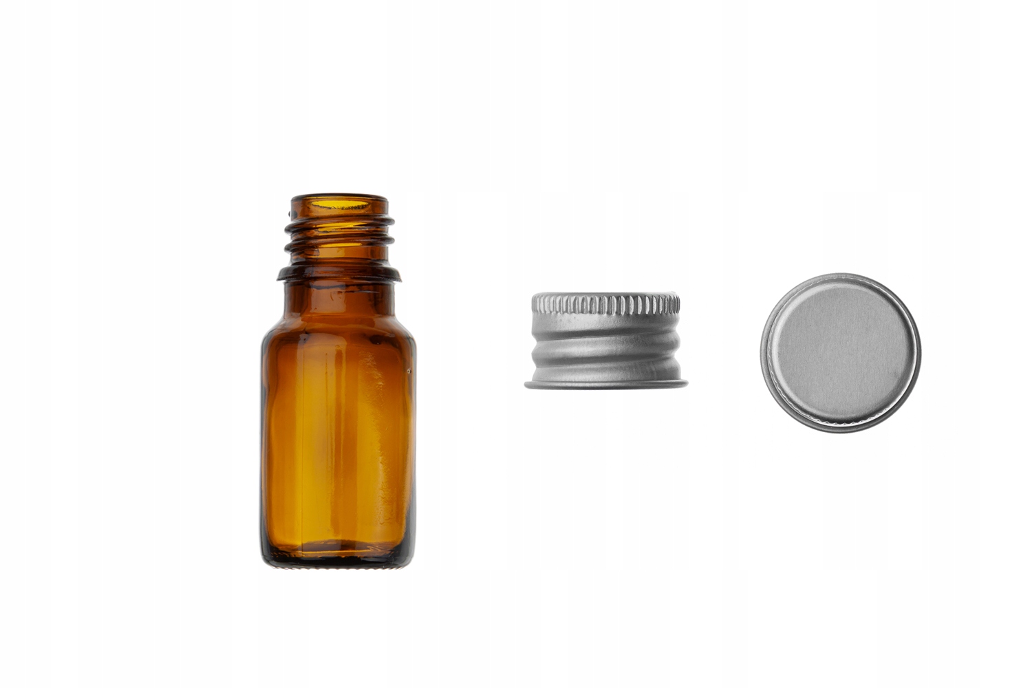 

Butelka szklana brązowa 10 ml nakrętka aluminiowa