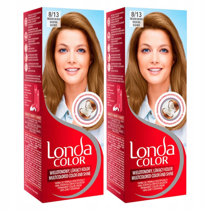 

Londa Color Farba do Włosów Średni Blond 8/13 x2