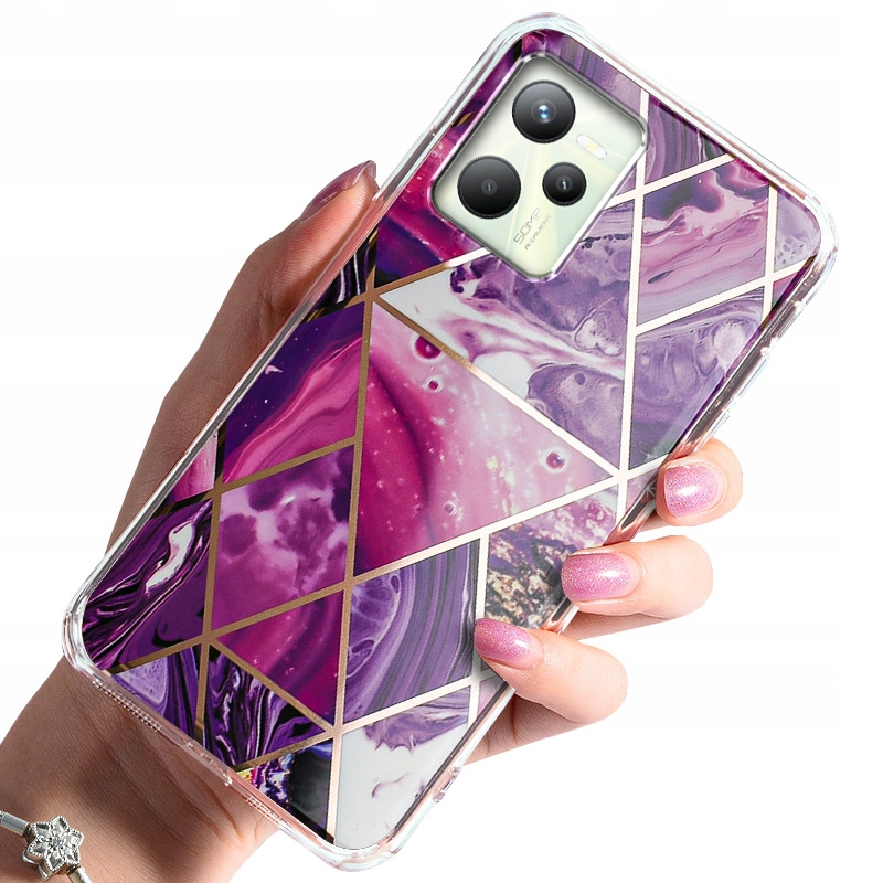 

Etui Case Wzór Szkło 9H do Realme C35